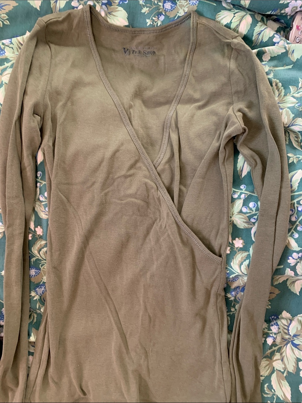 Victoria’s Secret Wrap-Style Long Sleeve Top